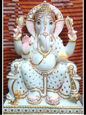 Marble Ganesh statue 2 feet